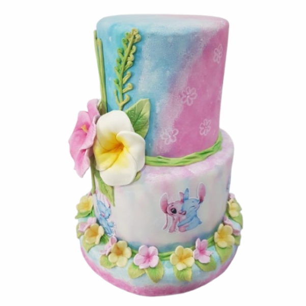 Bolo - Stitch e Angel